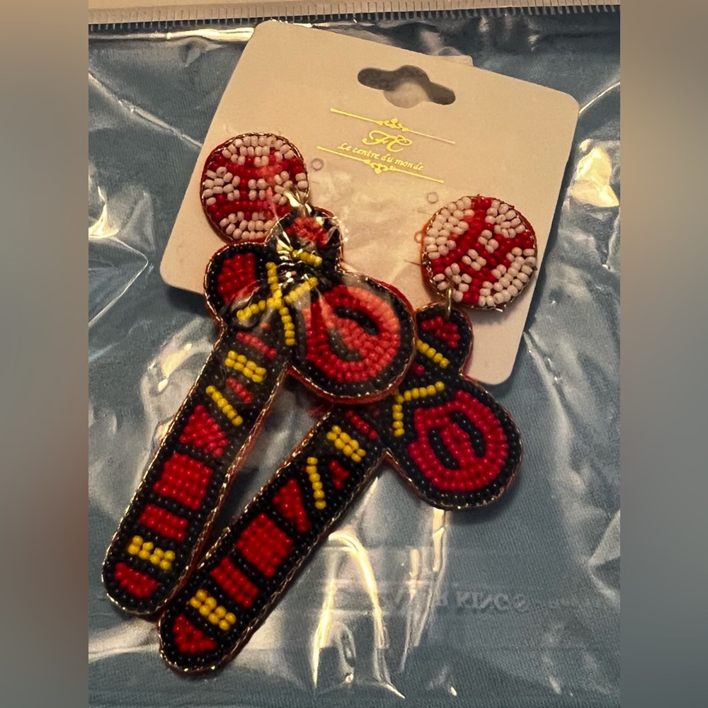 Baseball Tomahawk Earrings